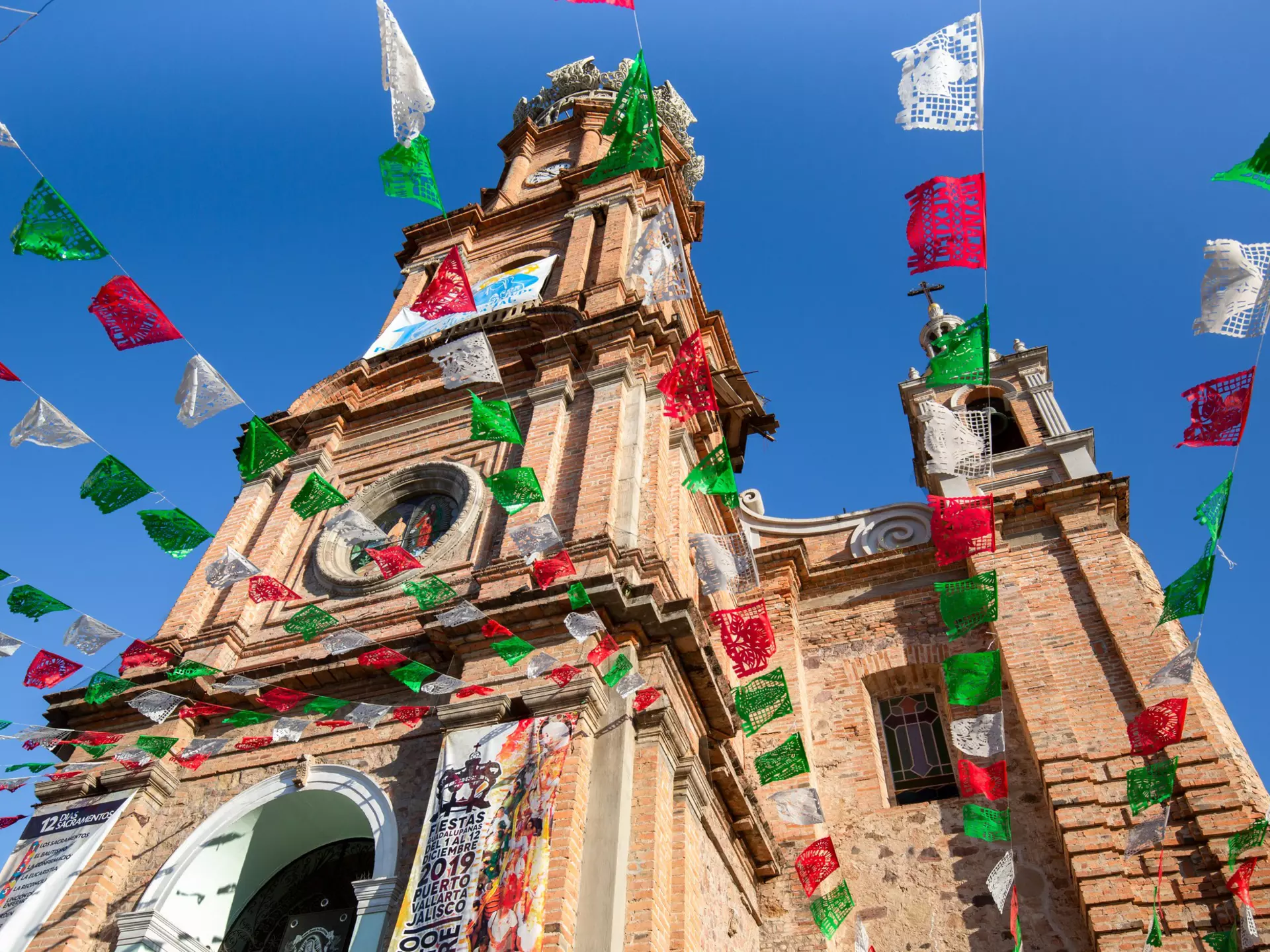 Parish of Our Lady of Guadalupe church in Puerto Vallarta. eskystudio/Shutterstock