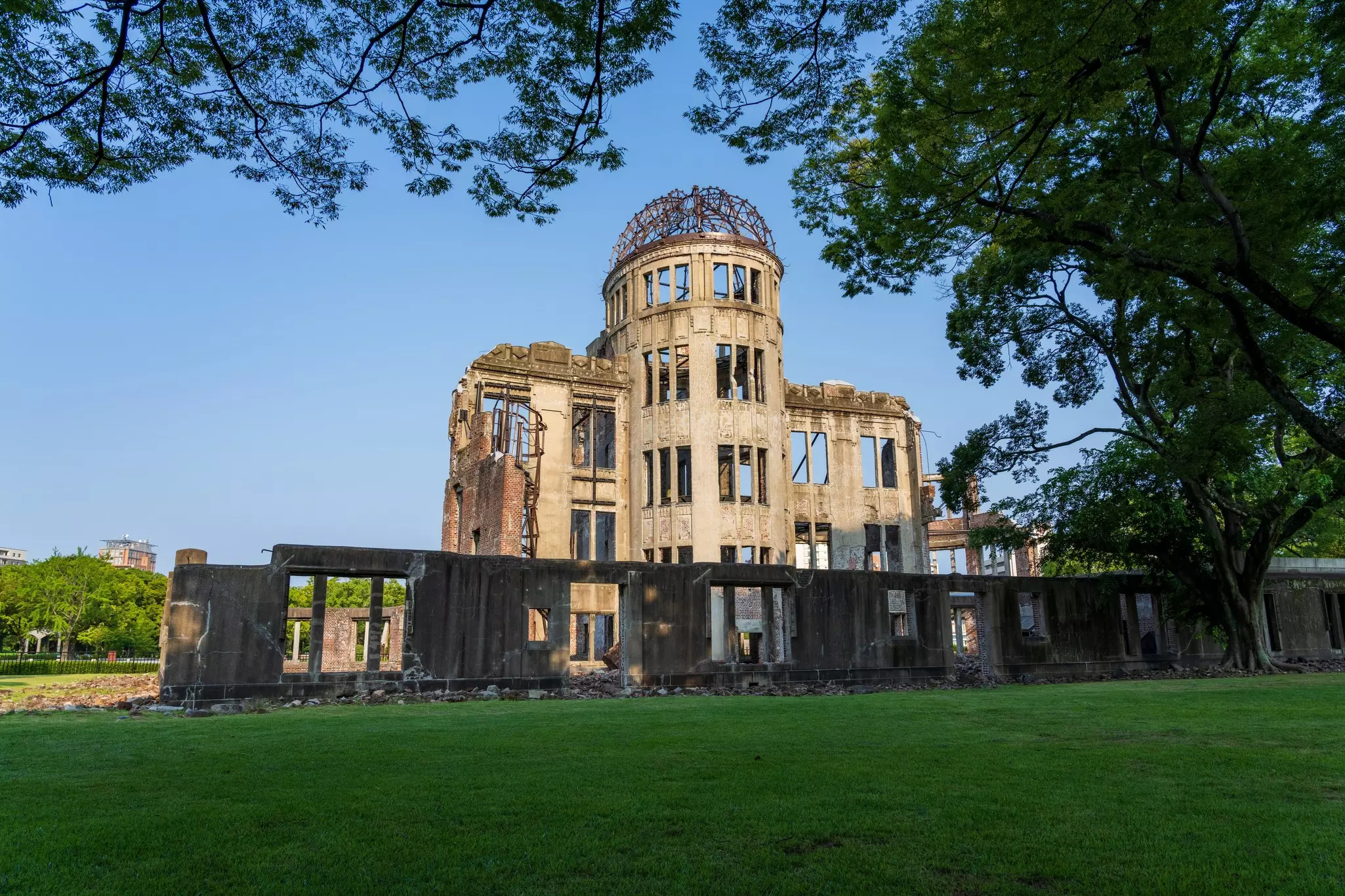 Atomic Bomb Dome in Hiroshima Peace Memorial Park, Japan