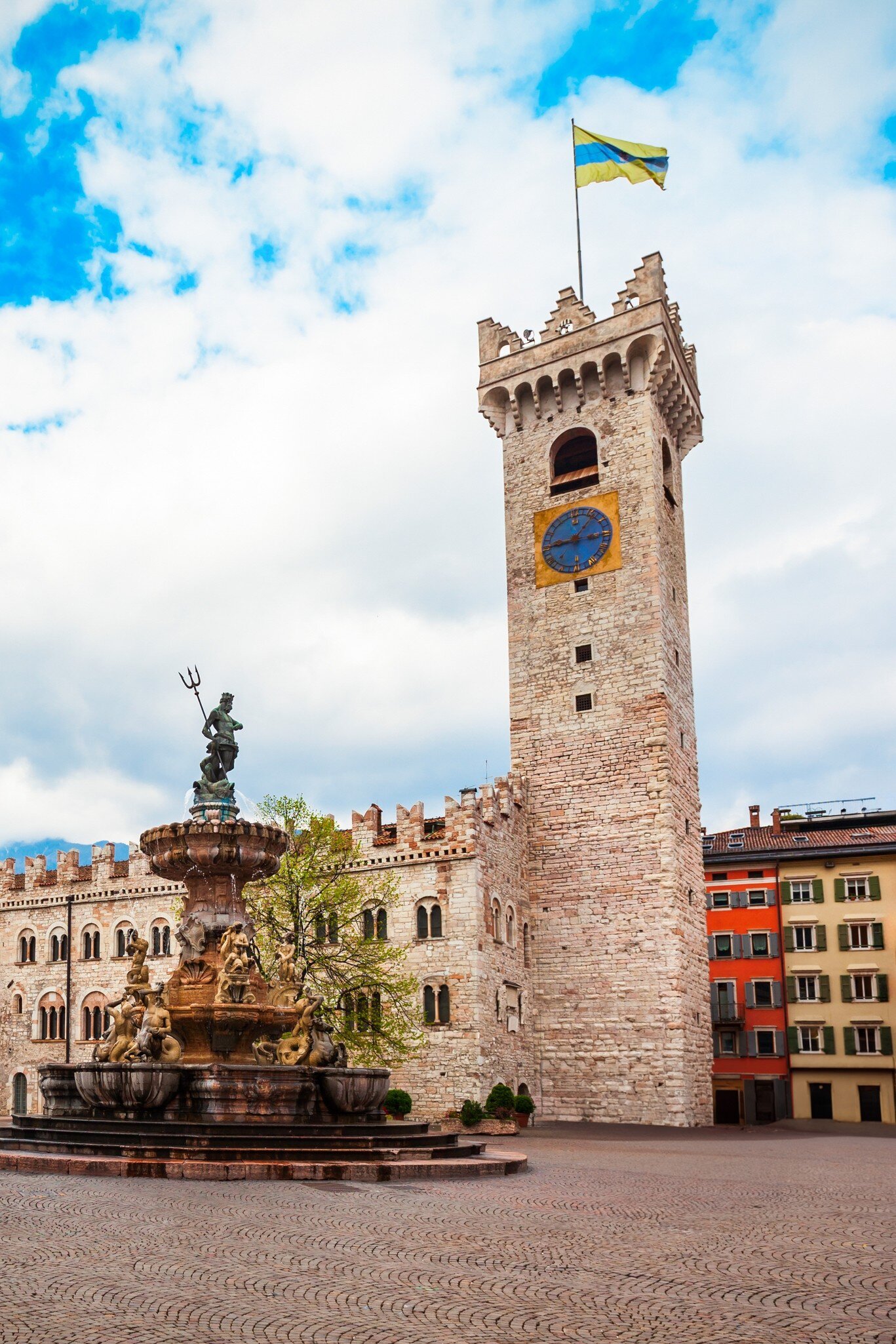 The Duomo di Trento Cathedral in Trento city in Trentino Alto Adige in Italy.