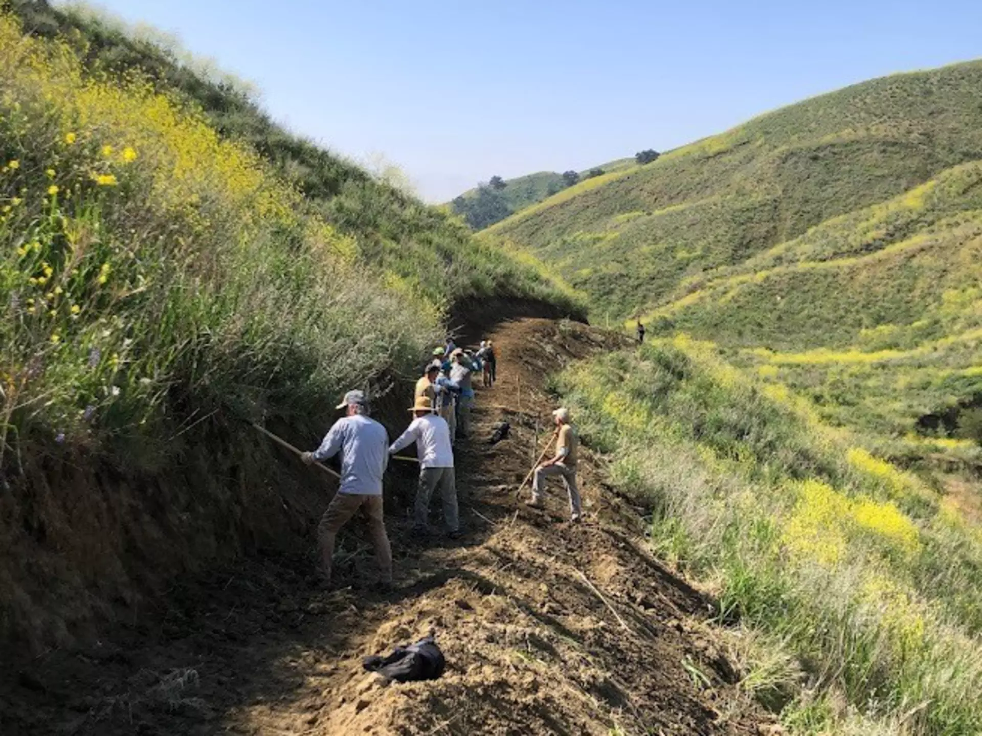 Ropersmith Trail built by Sage Trail Alliance & Ventura Land Trust