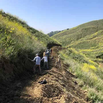 Ropersmith Trail built by Sage Trail Alliance & Ventura Land Trust