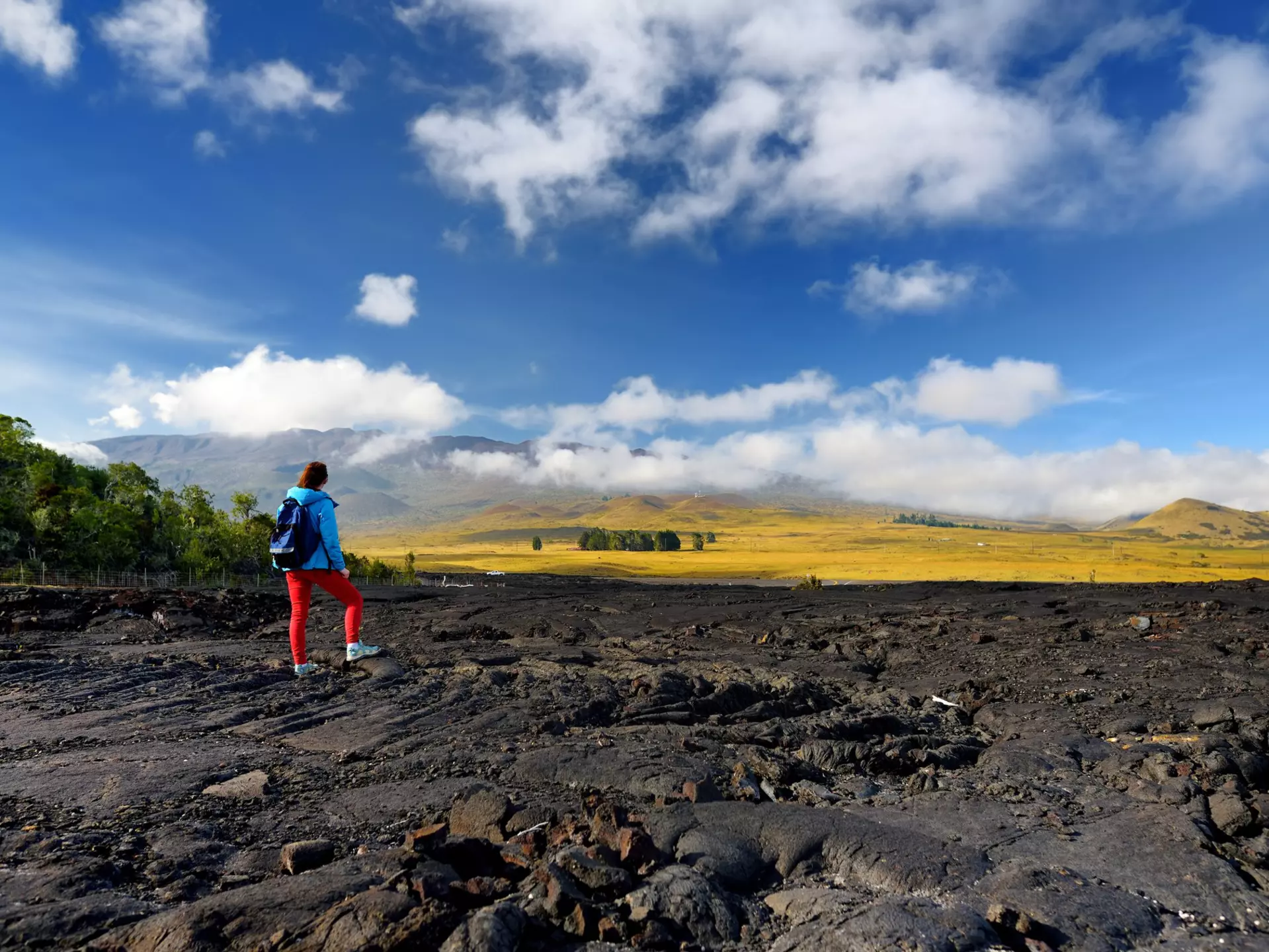 Explore some of the newest-formed earth throughout Hawai‘i's Big Island. MNStudio / Getty Images