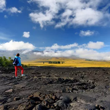 Explore some of the newest-formed earth throughout Hawai‘i's Big Island. MNStudio / Getty Images