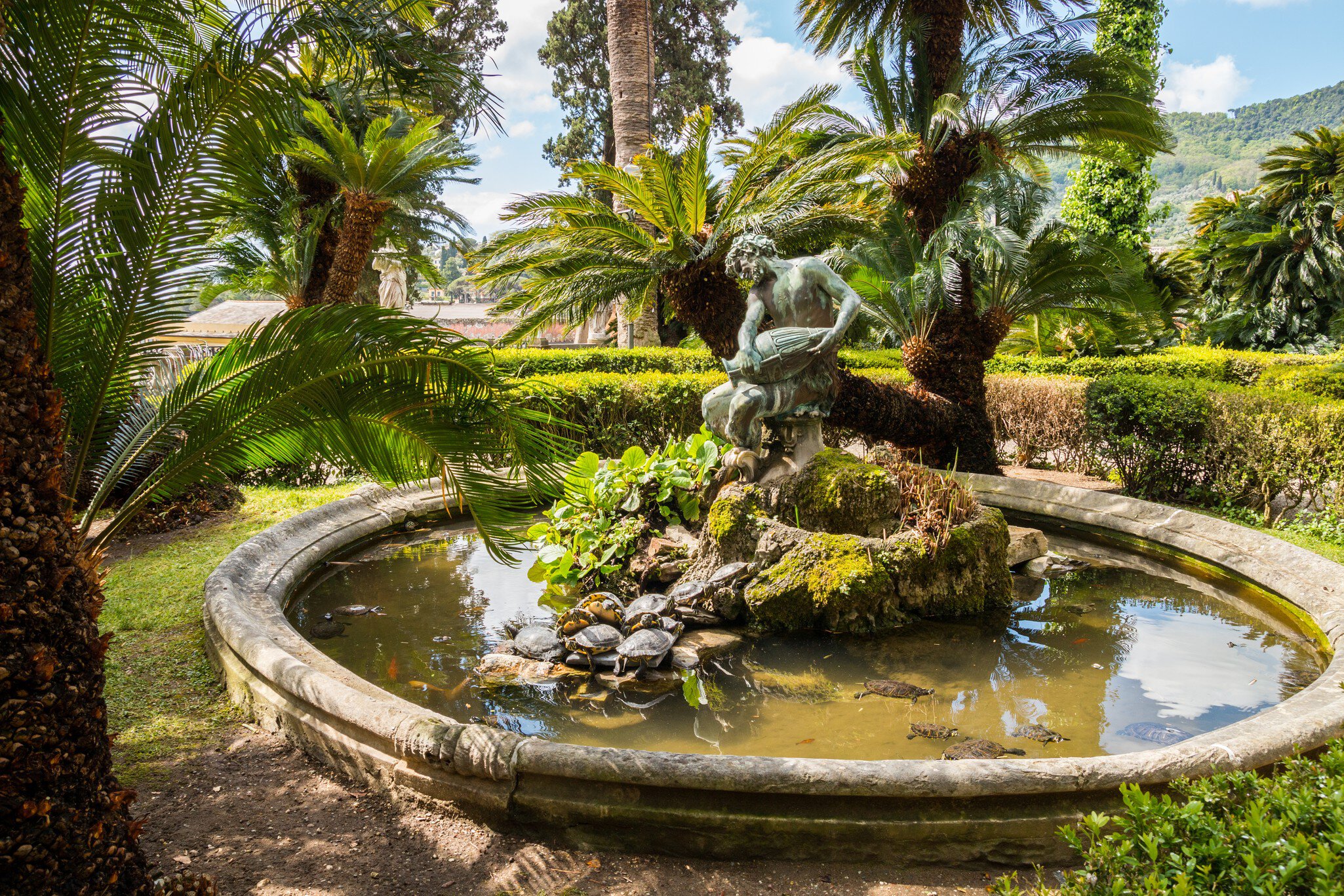 Park and garden of Villa Durazzo, Santa Margherita Ligure, Gulf of Tigullio, Ligurian Sea, Genoa, Liguria, Italy; Shutterstock ID 1078311407;