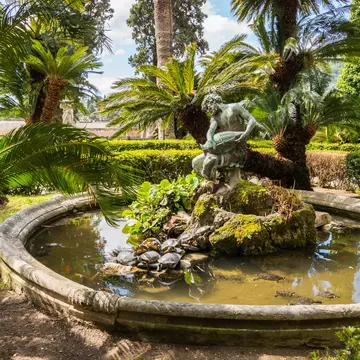 Park and garden of Villa Durazzo, Santa Margherita Ligure, Gulf of Tigullio, Ligurian Sea, Genoa, Liguria, Italy; Shutterstock ID 1078311407;