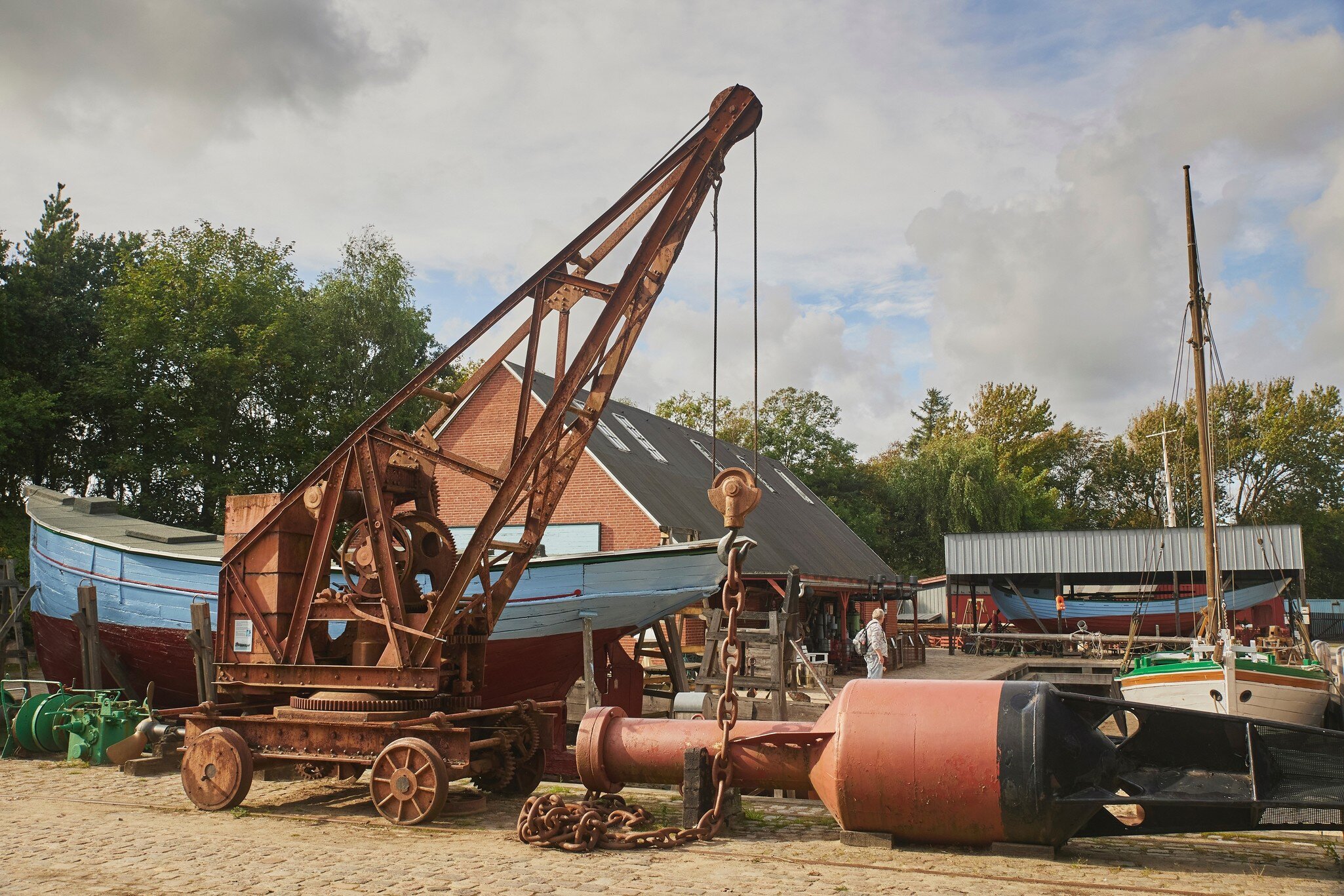 Fiskeri- og Søfartsmuseet, museum of old ships in Esbjerg, Denmark.