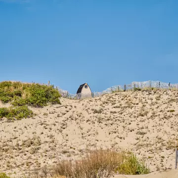 A "dune shack" at the Cape Cod National Seashore in Provincetown, Massachusetts. Photography by Eli De Faria for Lonely Planet
