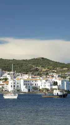 View of Cadaqués from the sea.