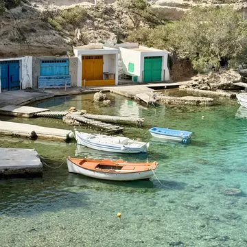 Fishing village in Sifnos, Greece.  Leahmacdonld/Shutterstock