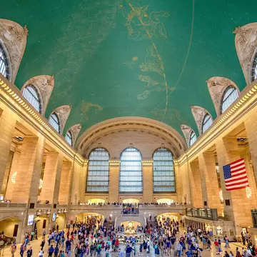 July 14, 2017: Interior of Grand Central Station in New York City. The terminal is the largest train station in the world.
1093936193
america, american, architecture, building, busy, ceiling, central, city, grand, hall, historic, inside, interior, landmark, lobby, main, manhattan, new, ny, nyc, old, people, railway, rush, station, subway, terminal, tourist, train, transit, transportation, travel, urban, usa, vintage, york