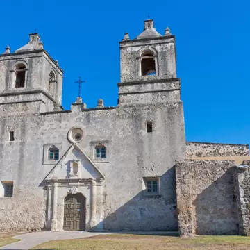 Historic Spanish Mission Concepcion in San Antonio, Texas
