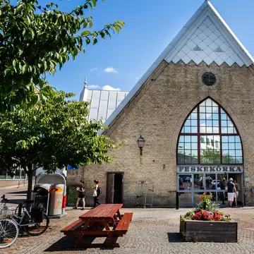 The Fish Church or Feskekorka on the water front in Gothenburg, Sweden on 26 July 2019  License Type: media  Download Time: 2023-07-14T11:33:38.000Z  User: ceri_lp  Is Editorial: Yes  purchase_order:   