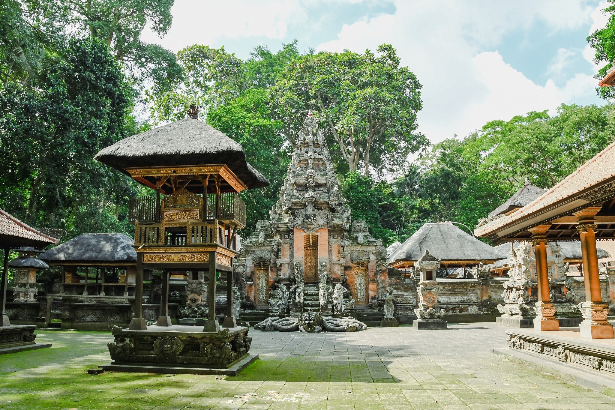 Ubud, Bali, Indonesia, 06.20.2019: Padangtegal Great Temple of Death (Pura Dalem Agung Padangtegal) in Monkey Forest  License Type: media  Download Time: 2024-03-14T08:44:28.000Z  User: mvm_lonelyplanet  Is Editorial: Yes  purchase_order:   
