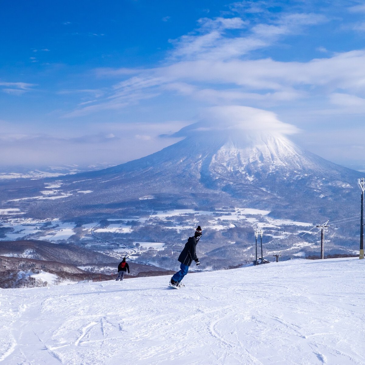 Skiing in Hokkaido
