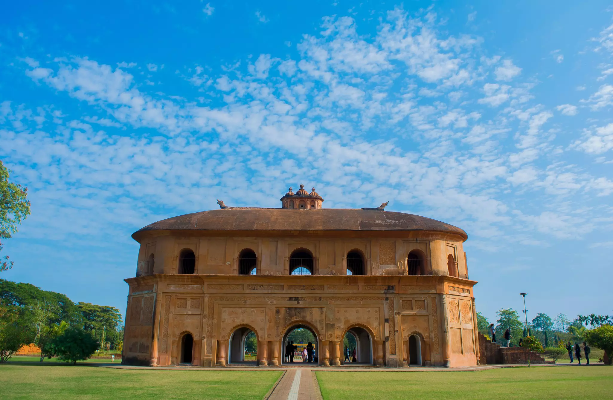 The historic Rang Ghar near Sivasagar, Assam, India.