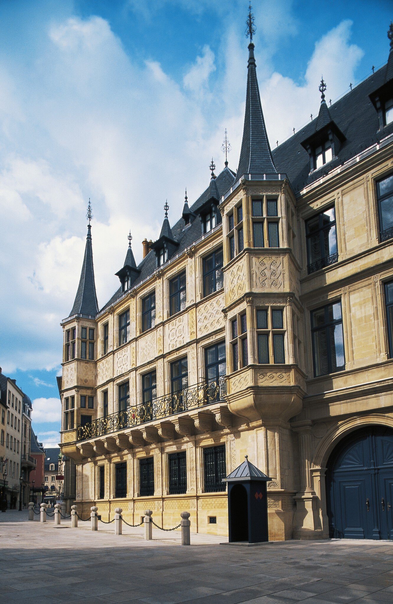 Facade of Grand Ducal Palace (1545-1604), Luxembourg City, Luxembourg