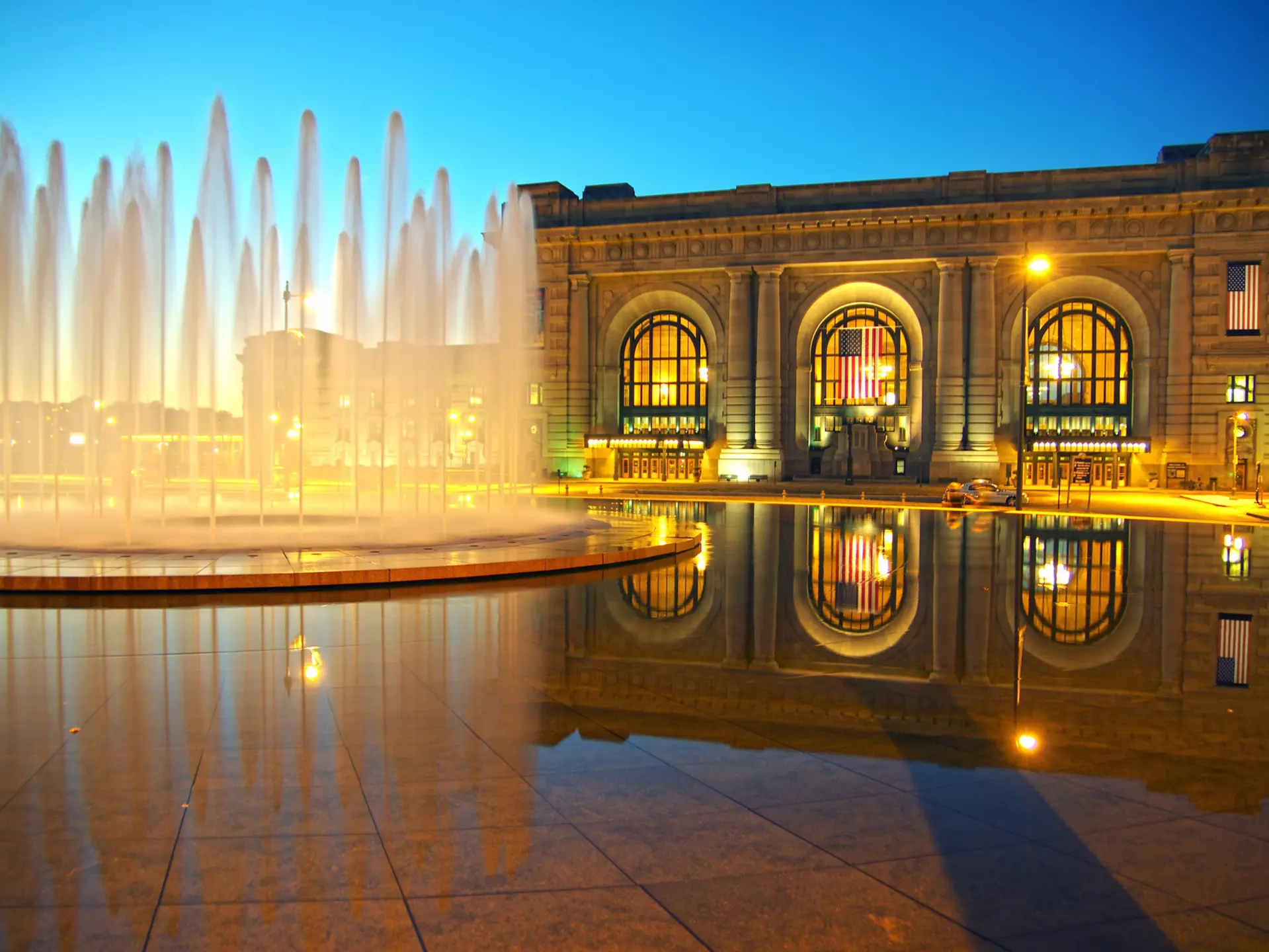 Union Station is just one of the places to find fountains and more in Kansas City. snipes213/Getty Images