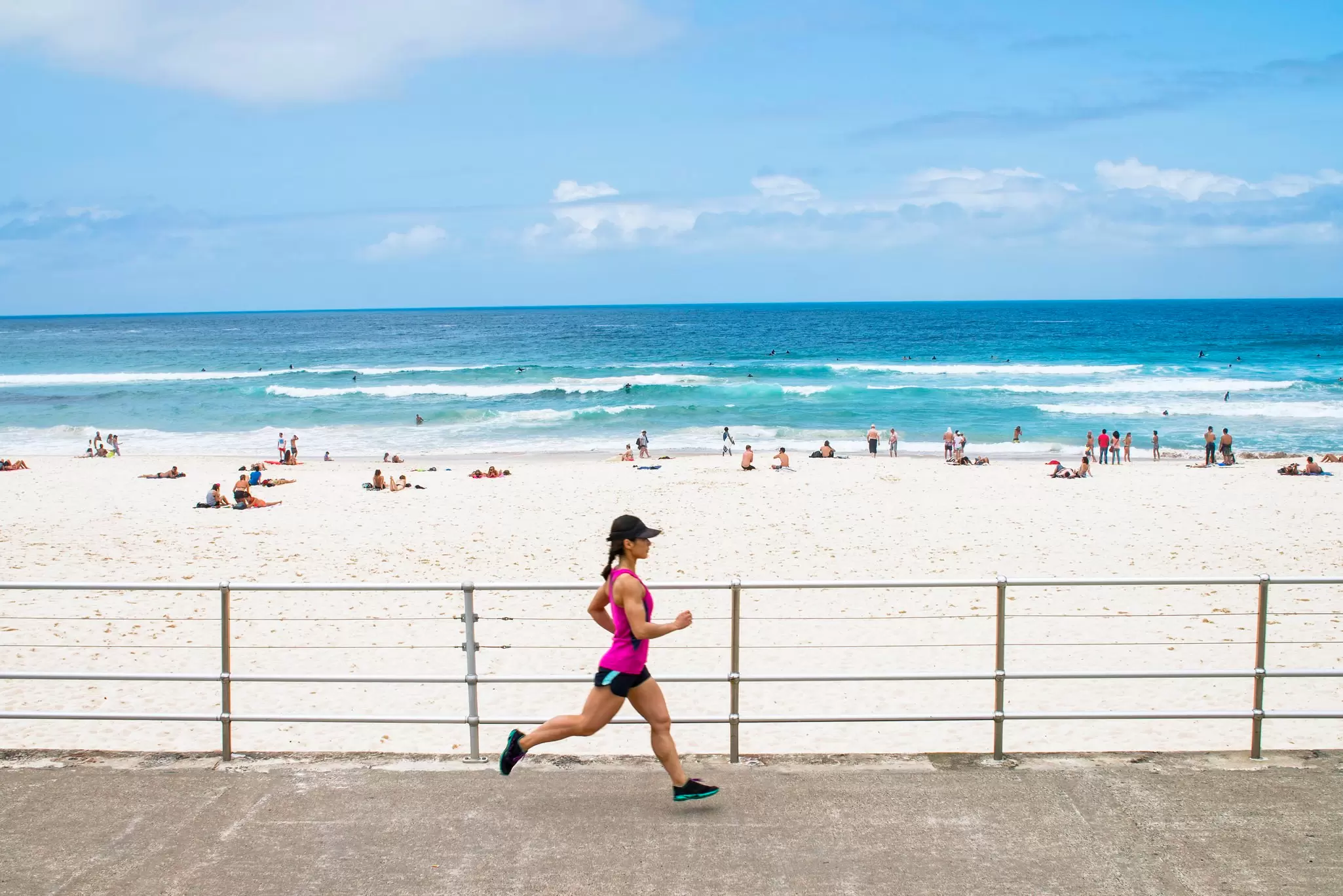 Running at Bondi Beach