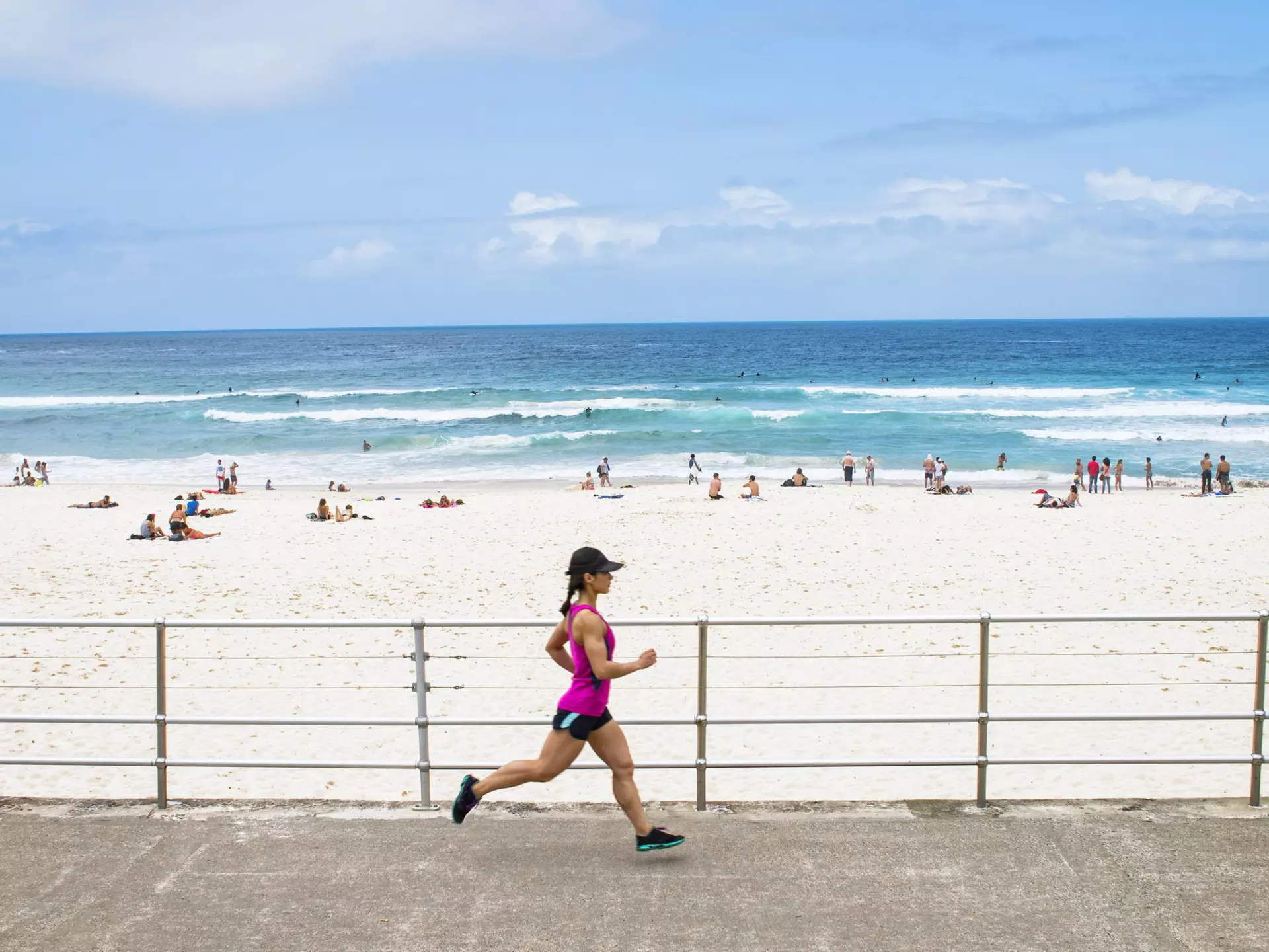Running at Bondi Beach