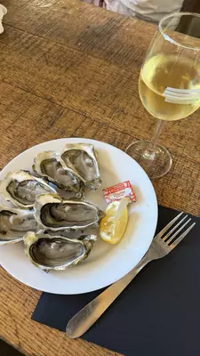 Oysters at Marche des Capucins in Bordeaux, France