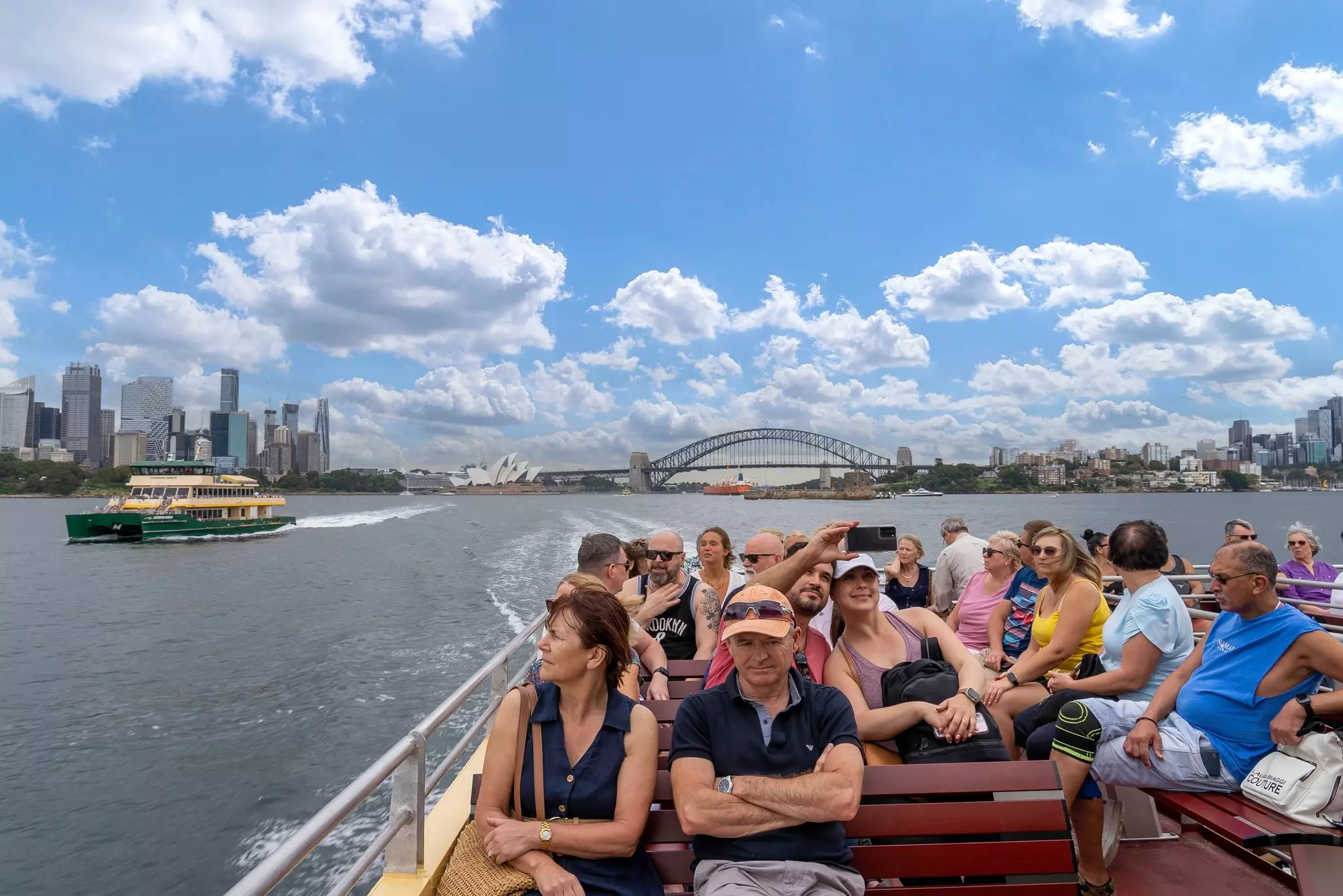 It’s hard to get a bad view from any ferry departing from Sydney’s Circular Harbor © Belinda Howell / Getty Images