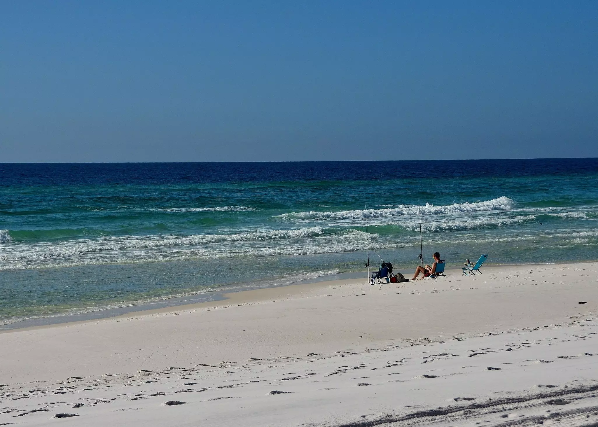 Beach view at Henderson Beach State Park