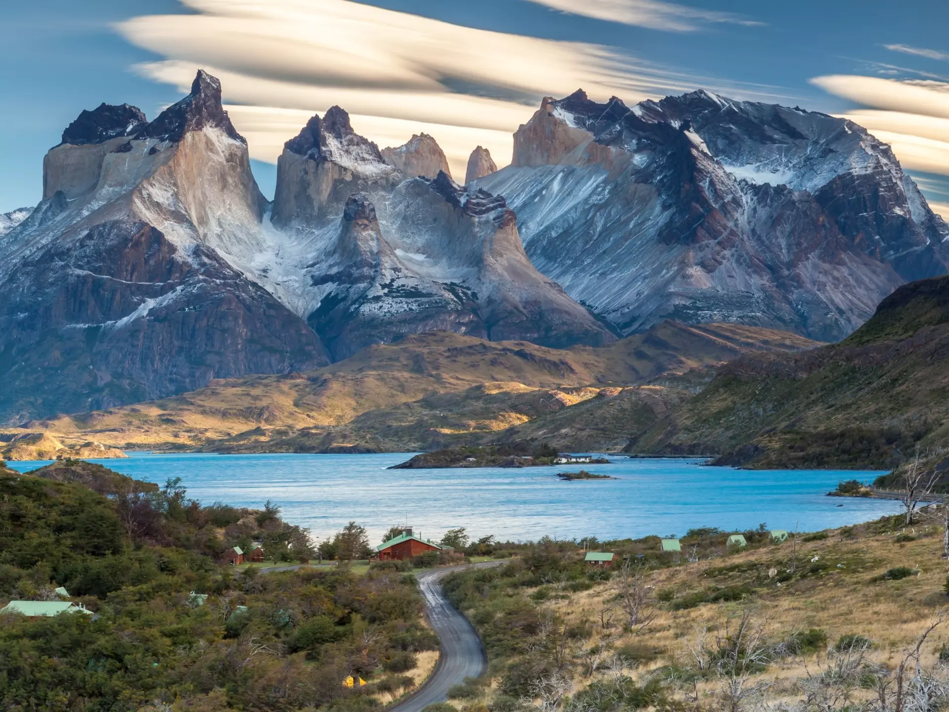 The towering peaks in Torres Del Paine National Park. NOWAK LUKASZ/Shutterstock