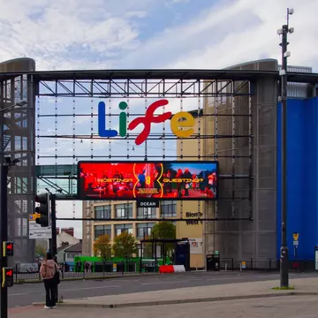 Newcastle,UK,13th November 2025. Life Science Centre (Centre for Life) in Times Square, Newcastle upon Tyne, England. Home to a leading science museum, biomedical research, and educational facilities., License Type: media, Download Time: 2026-04-25T01:51:55.000Z, User: LP_ZRay, Editorial: true, purchase_order: 65050 - Digital Destinations and Articles, job: Lonely Planet, client: App Content, other: Zayira Ray