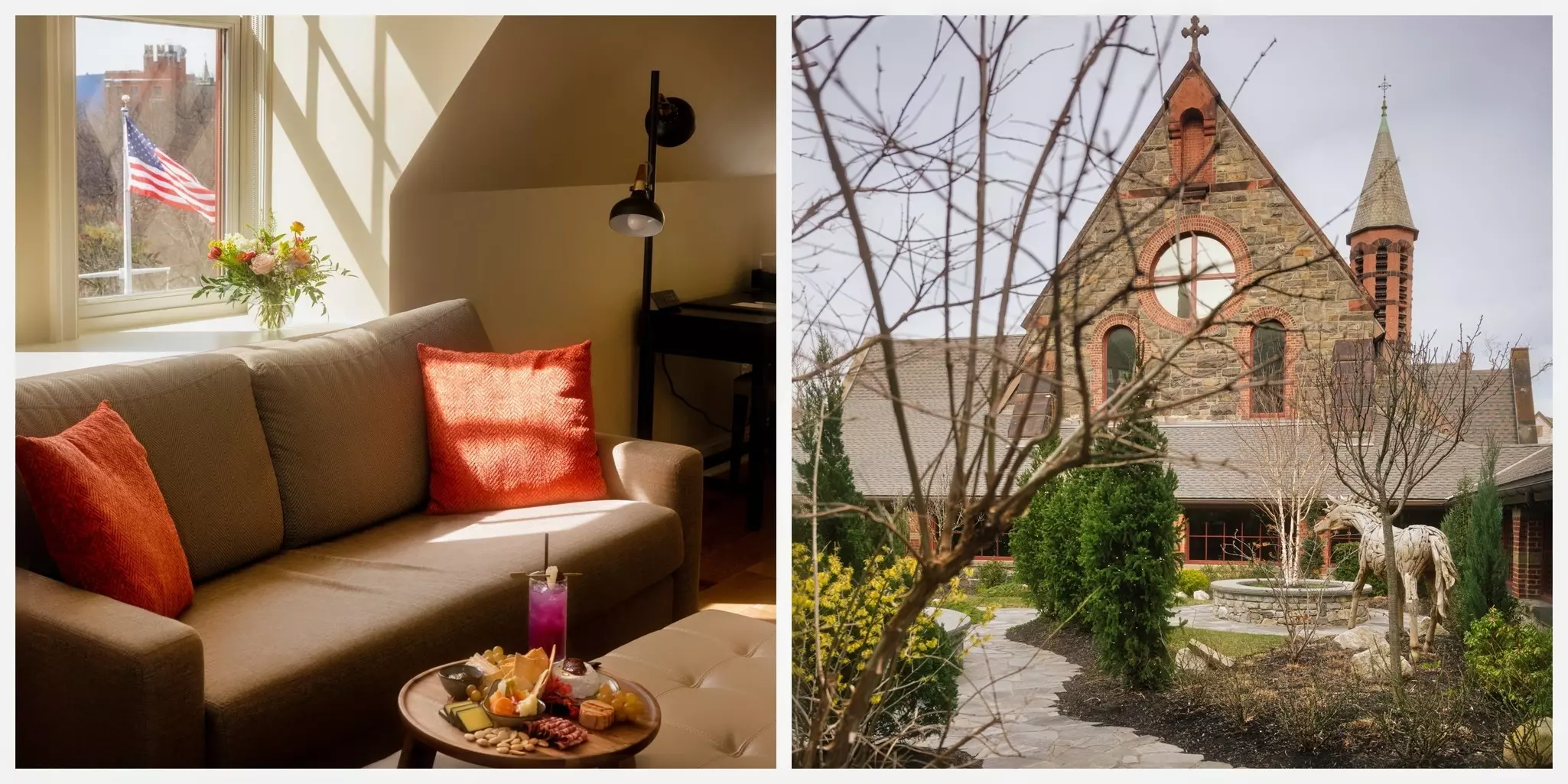 Relaxing rooms and tranquil settings at the Abbey Inn & Spa © Holly-Marie Cato