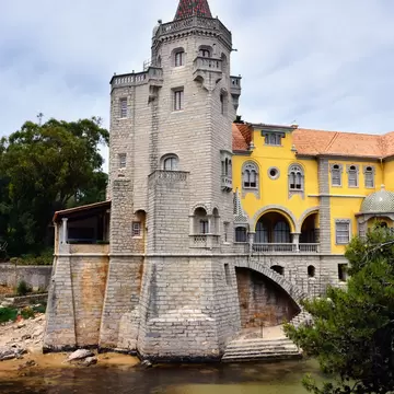 View of the Museu Condes de Castro Guimarães in Cascais, Portugal.