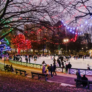Frog Pond in Boston Common. Sophia Li for Lonely Planet