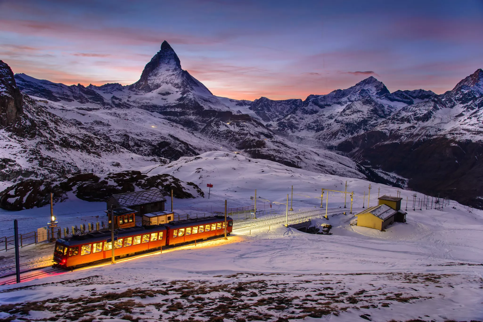 The Gornergrat Railway, Switzerland. Suphanat Wongsanuphat/Getty Images