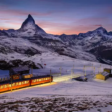 The Gornergrat Railway, Switzerland. Suphanat Wongsanuphat/Getty Images