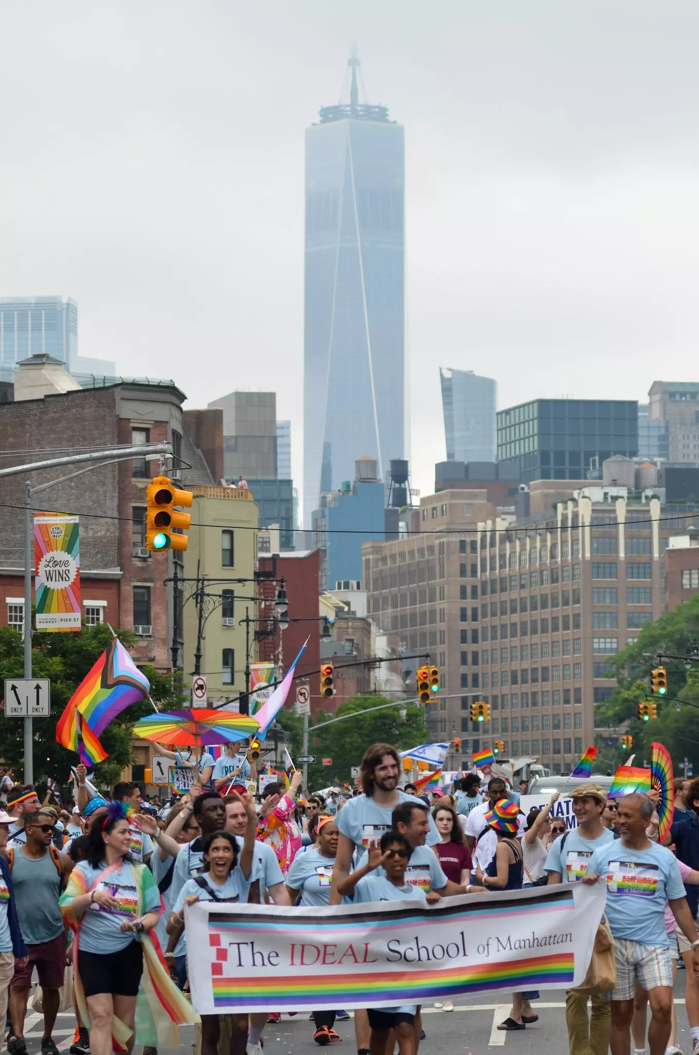 The 2024 NYC Pride March passes through the West Village