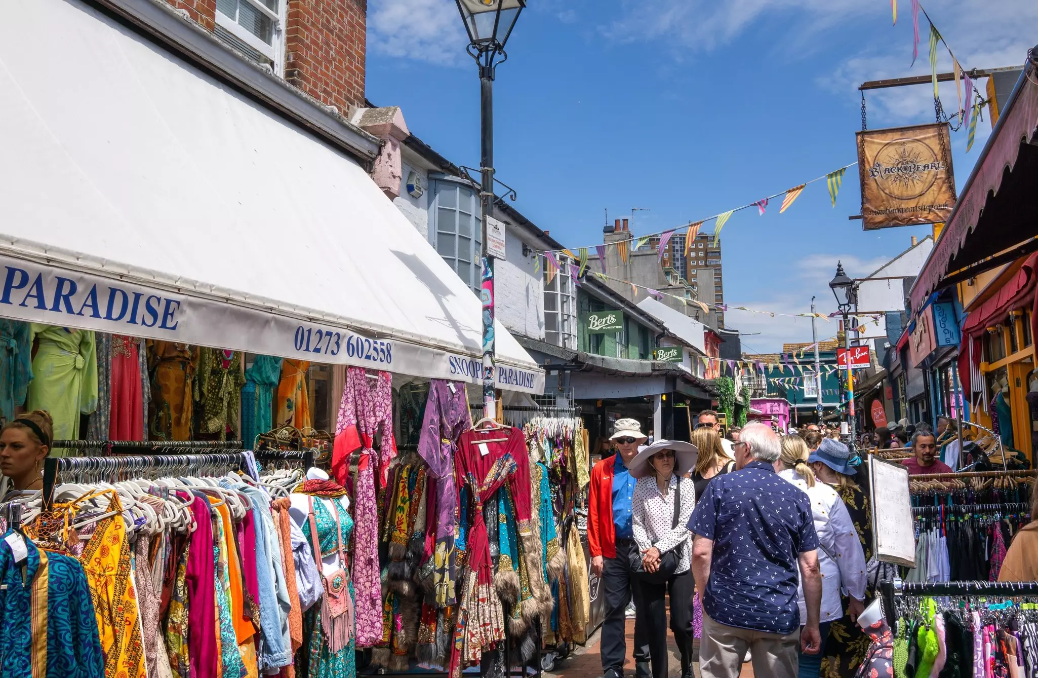 Brighton North Laine shopping area, East Sussex