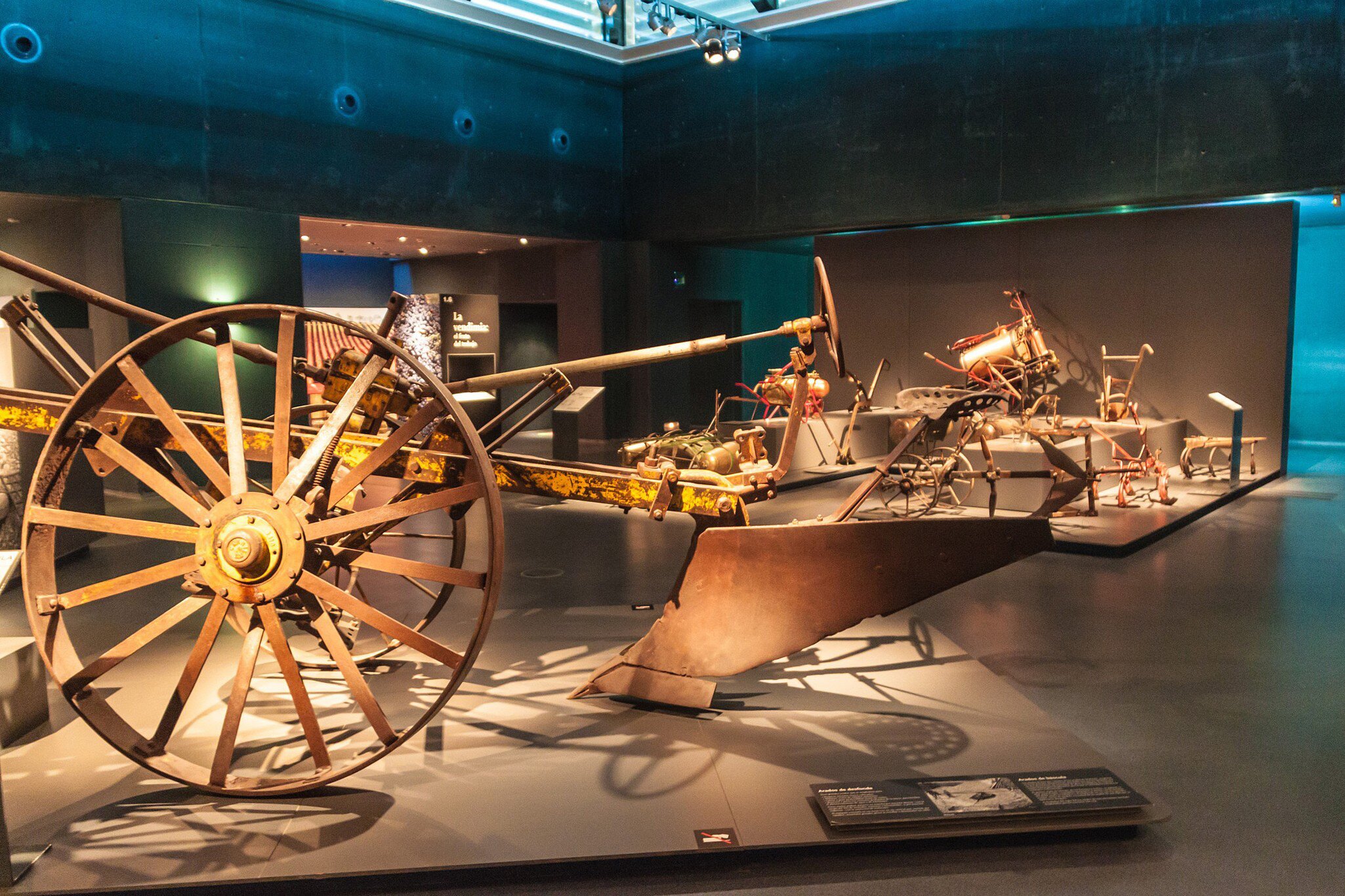 BRIONES, SPAIN - NOVEMBER 12: Interior of the Vivanco winery museum on November 12, 2014 in Briones, La Rioja, Spain.