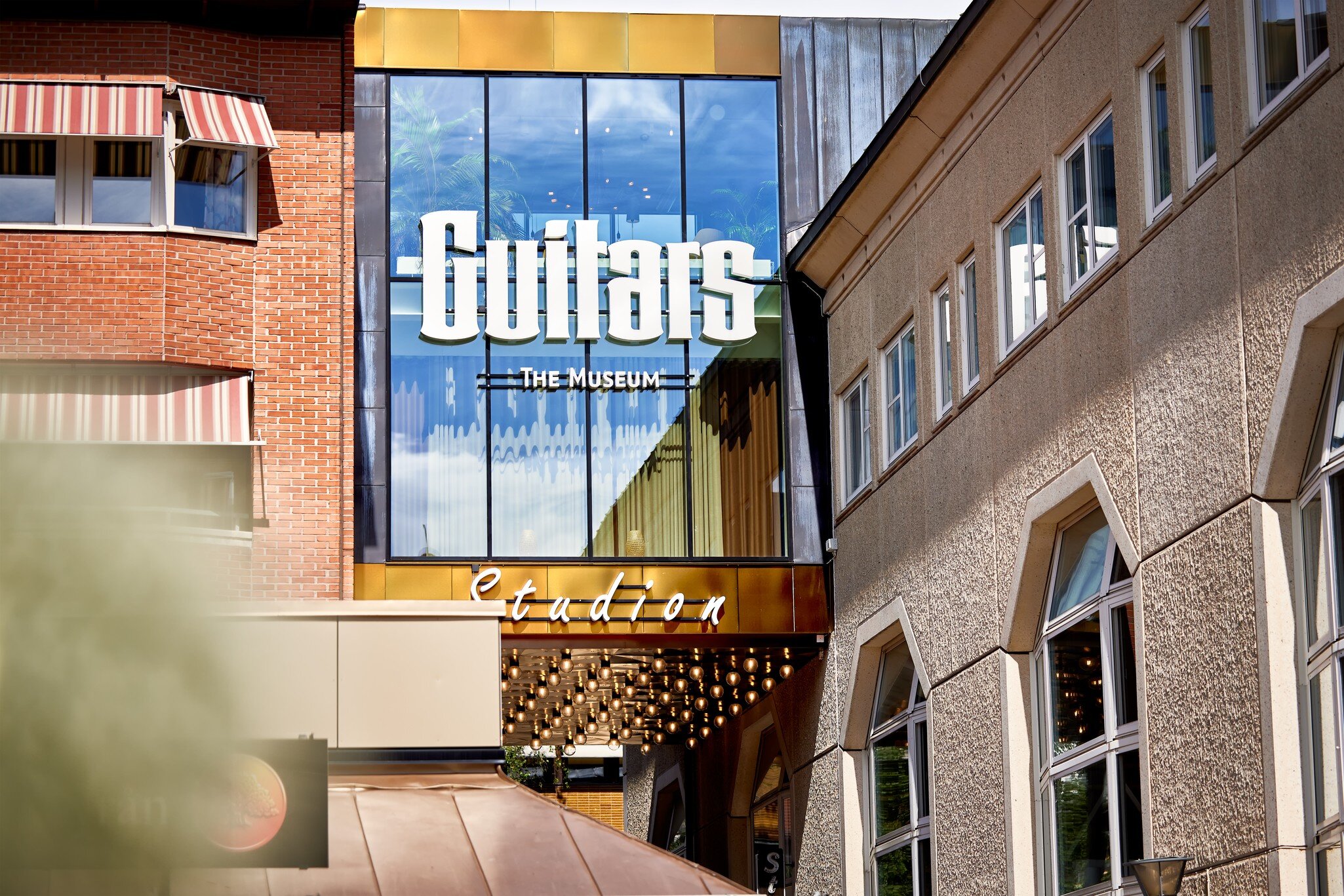 Umeå, Sweden - Jun 17, 2021: Guitars – the Museum, a museum located in central Umeå with collections of primarily electric guitars from the 1950s and 1960s.; Shutterstock ID 2006447531;