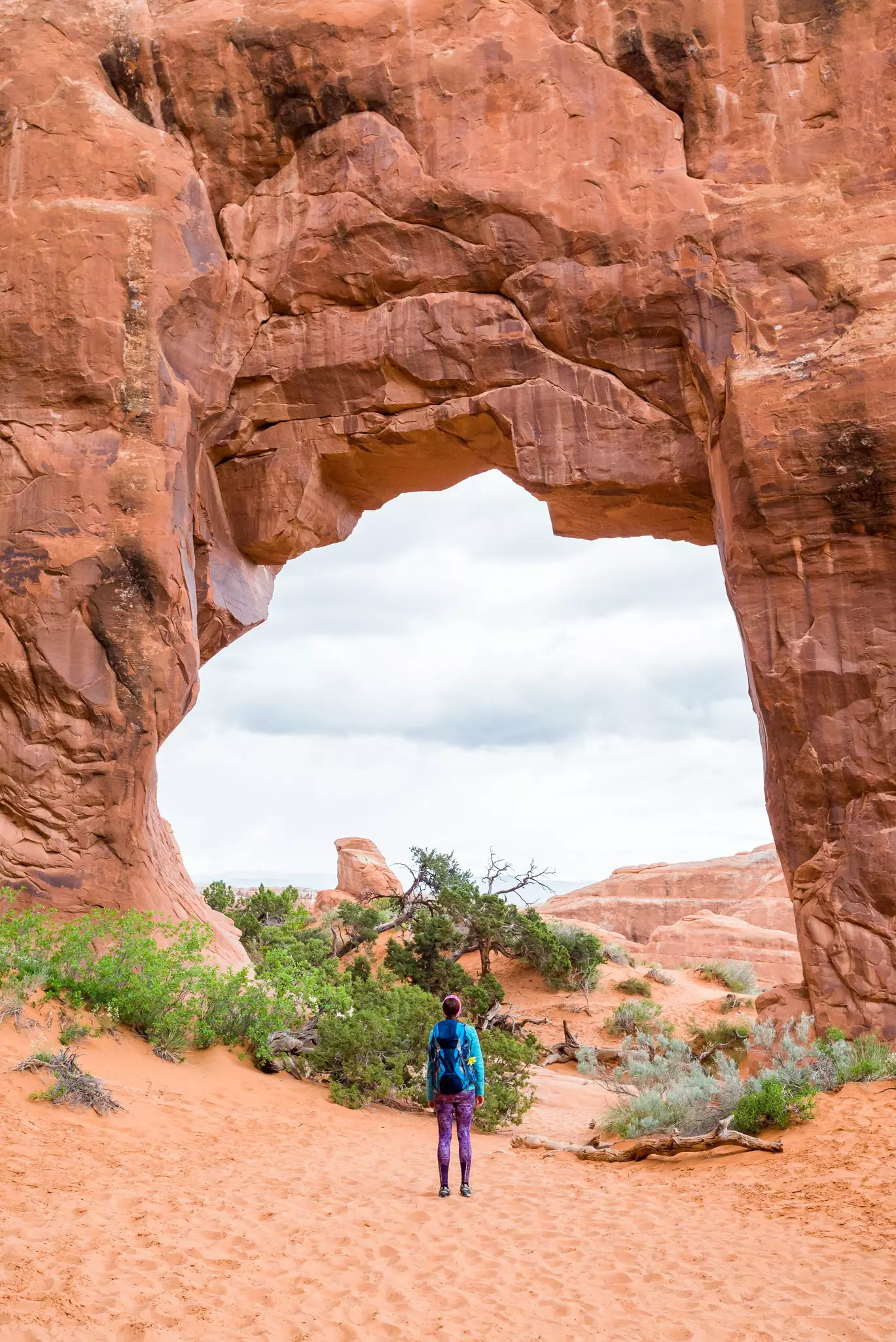 Pine Tree Arch at Devils Garden in the Arches National Park is among the many sights you'll witness along the Landscape Arch trail © blazg/Shutterstock