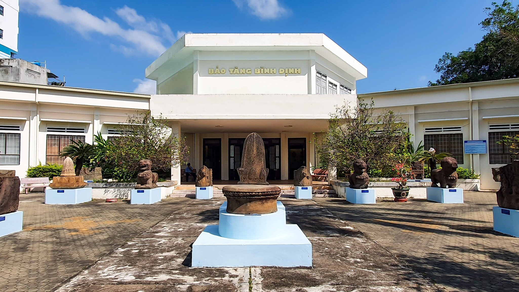 Outside view of Binh Dinh Museum in Quy Nhon City.