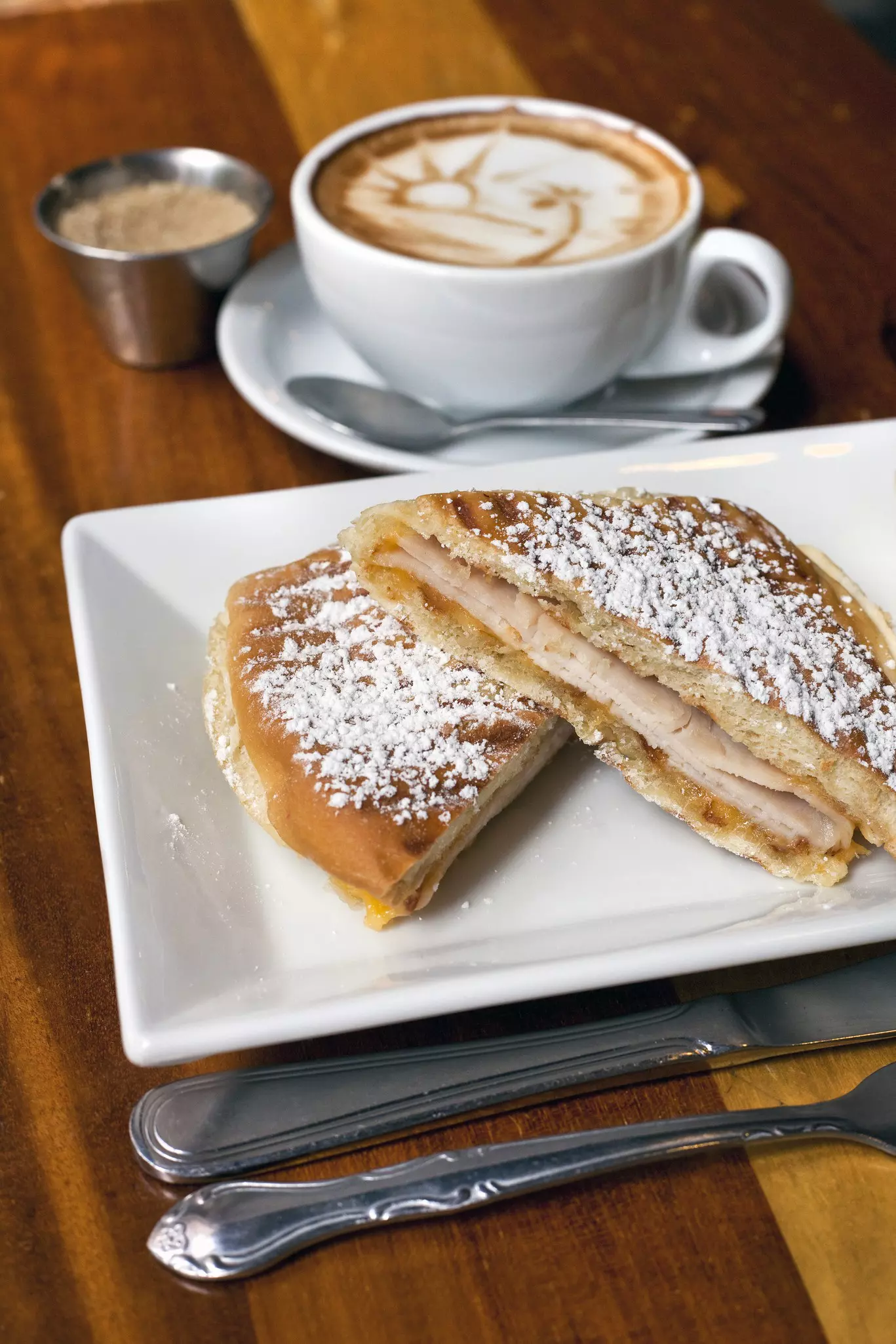 Mallorca in a cafe in Old San Juan, Puerto Rico