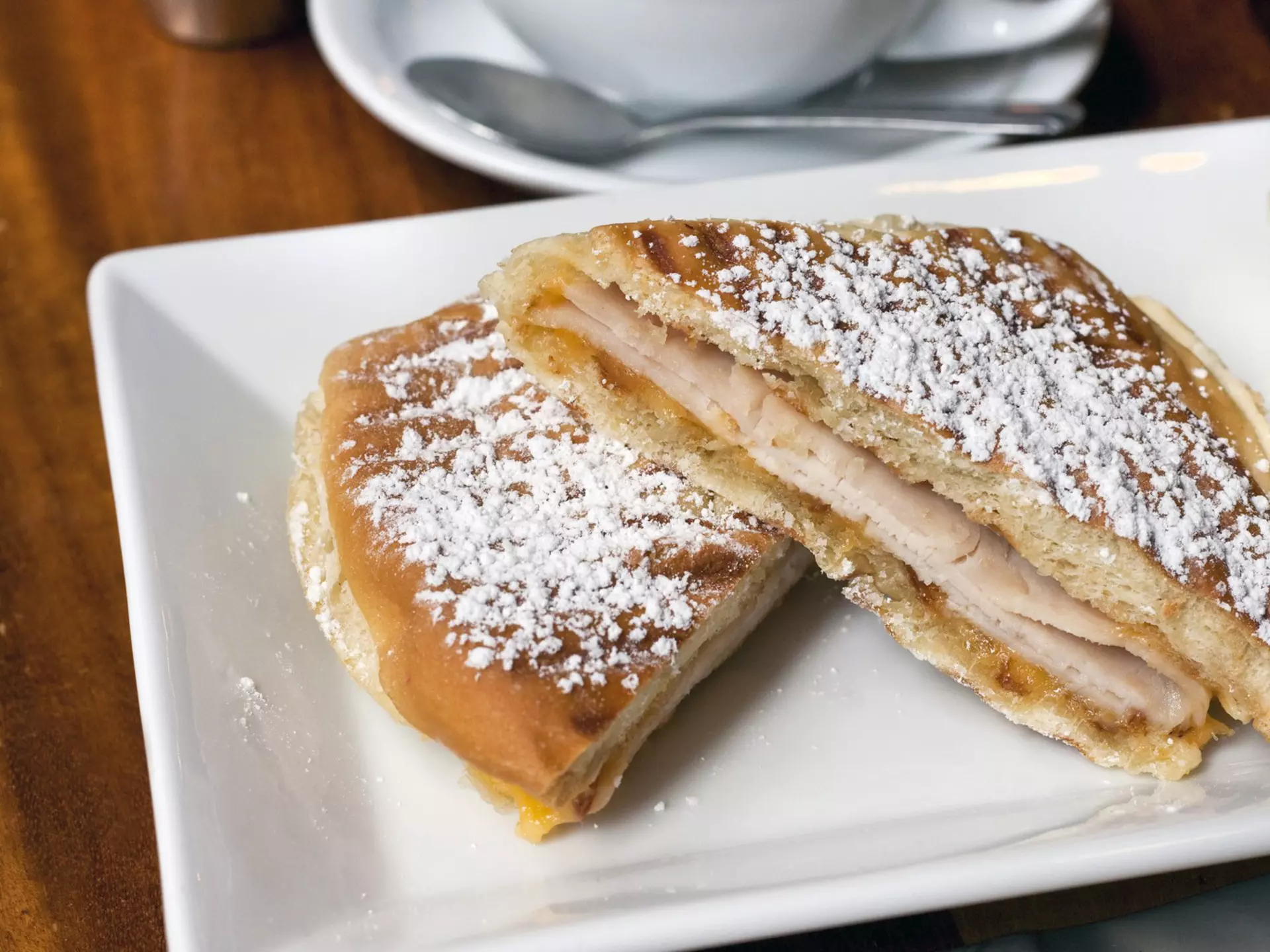 Mallorca in a cafe in Old San Juan, Puerto Rico