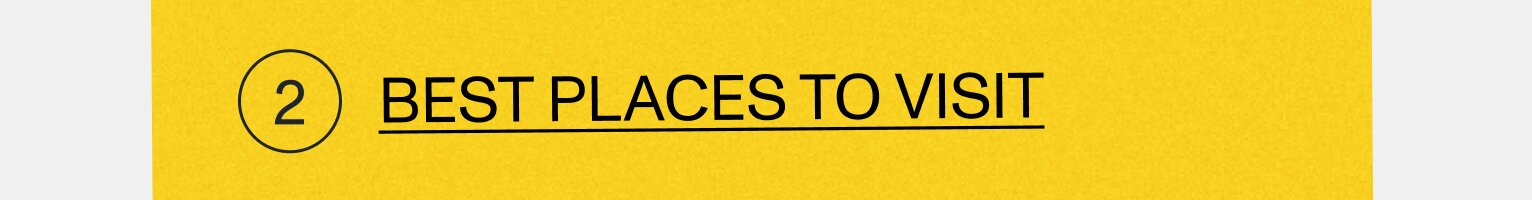 Best places to visit