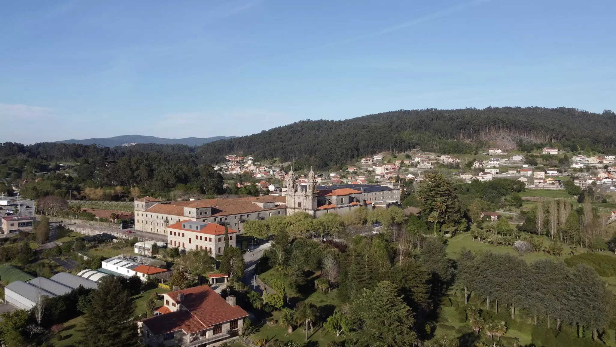 View of the Monastery de Poio © Joe Sills/Lonely Planet