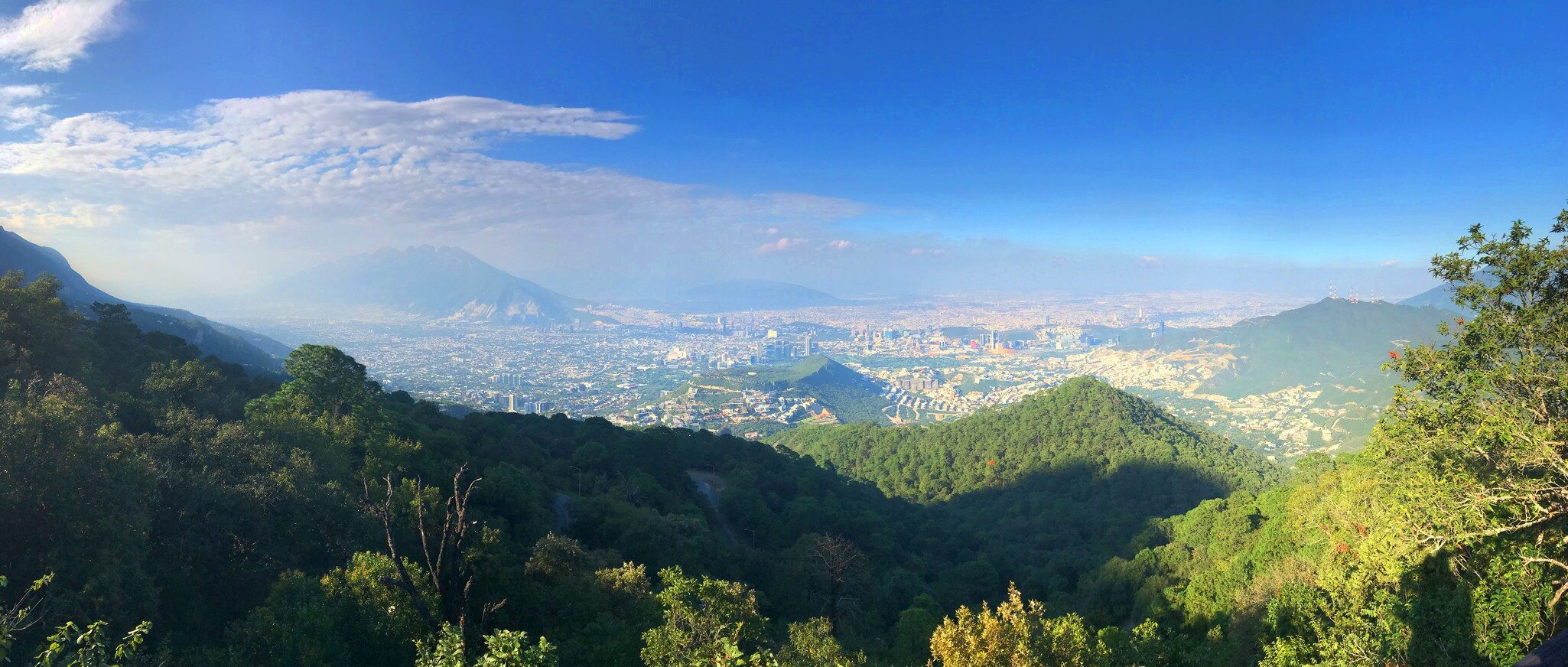 Overlooking Monterrey Mexico from Parque Ecológico Chipinque.; Shutterstock ID 1046018665;