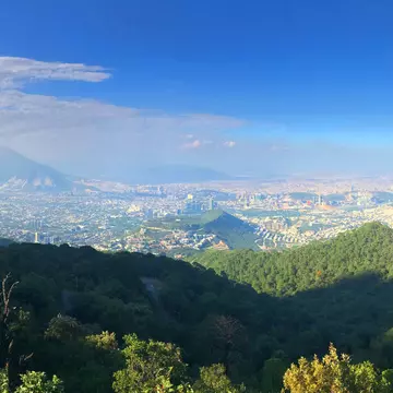 Overlooking Monterrey Mexico from Parque Ecológico Chipinque.; Shutterstock ID 1046018665;