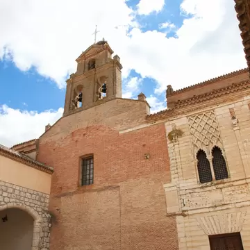 Real Monasterio de Santa Clara de Tordesillas or Convent of Santa Clara in Tordesillas, Valladolid province, Spain. In this convent, Joanna I, Queen of Castile and Aragon, was confined in 1509.