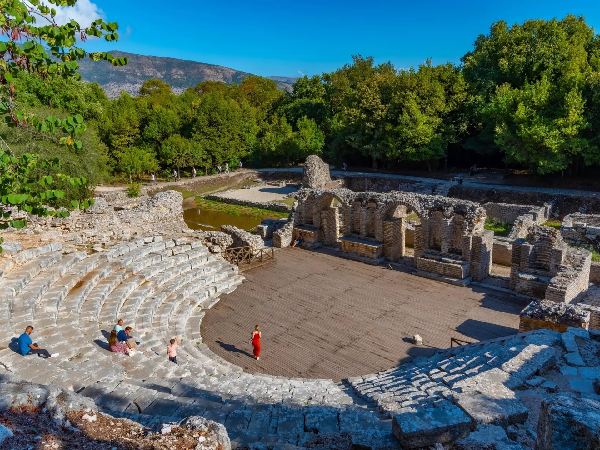 Pull yourself way from the beaches of Ksamil and pop over to the ancient city of Butrint nearby. trabantos/Shutterstock