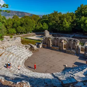 Pull yourself way from the beaches of Ksamil and pop over to the ancient city of Butrint nearby. trabantos/Shutterstock