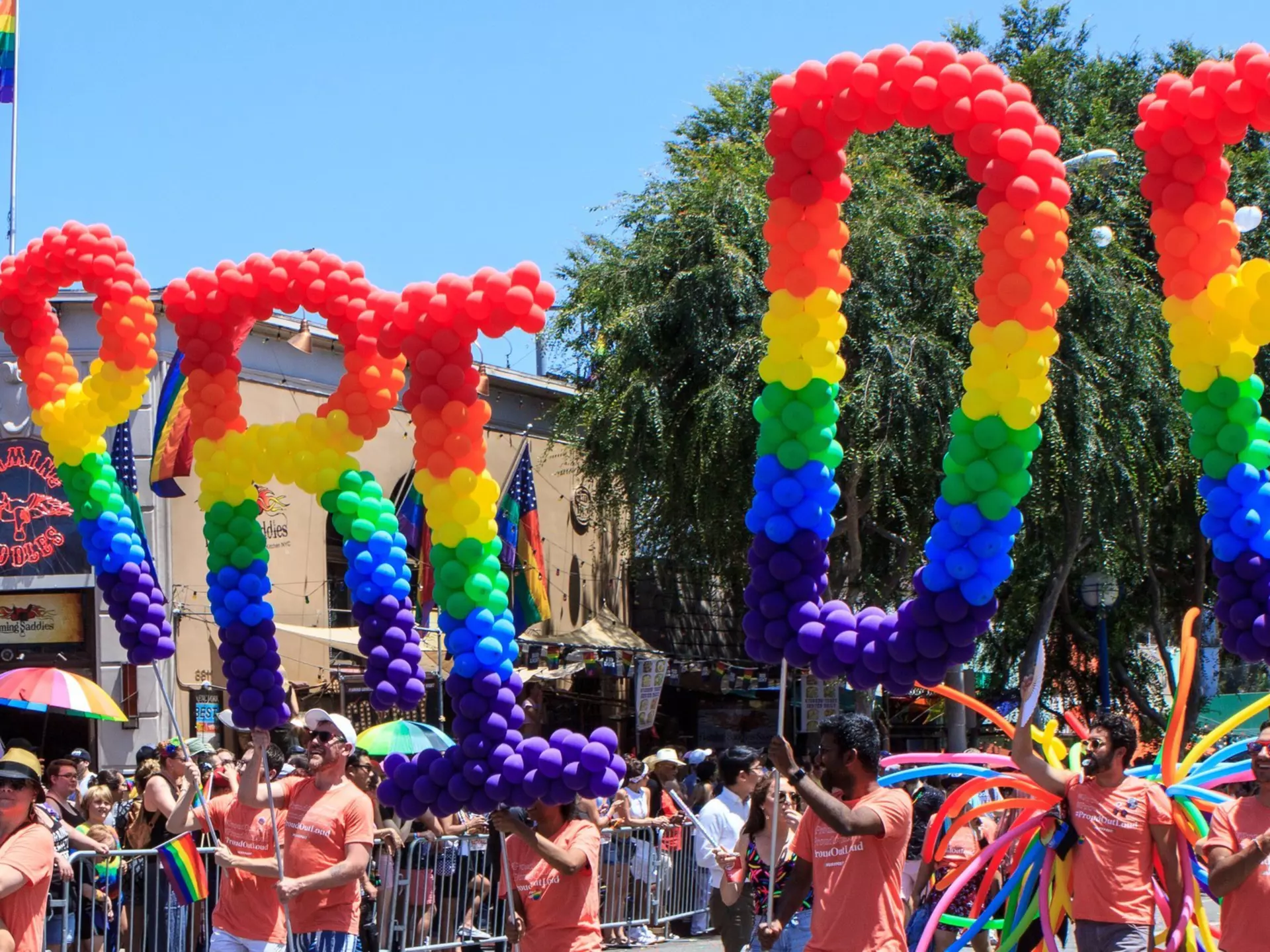 Los Angeles Pride Parade in West Hollywood, CA. GrandAve/Shutterstock