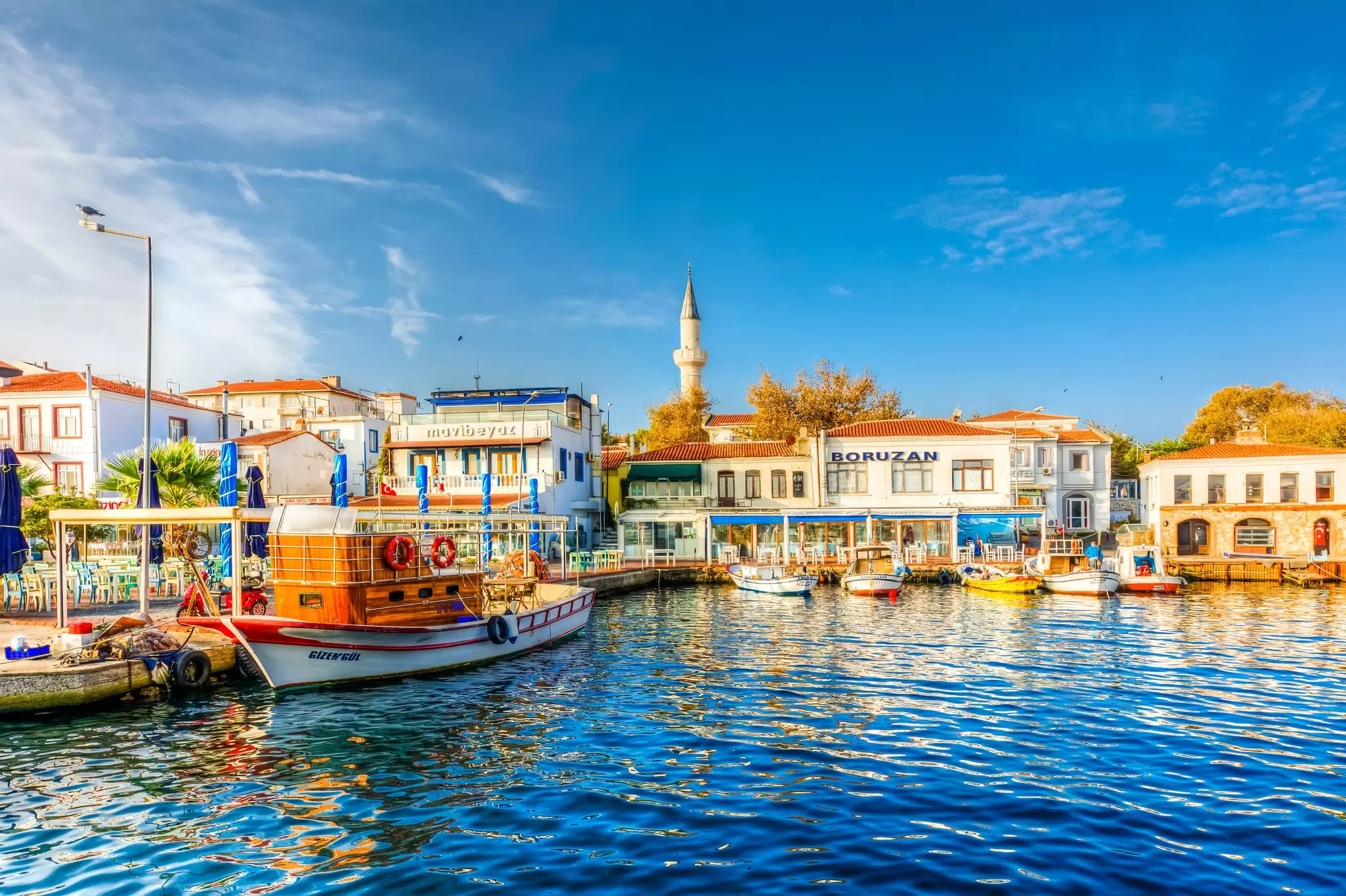 Bozcaada is a popular holiday spot with Turkish locals. Nejdet Duzen/Shutterstock